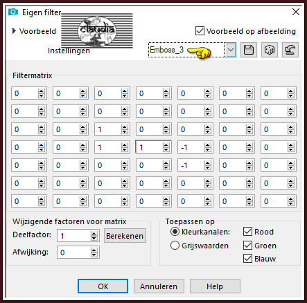 Effecten - Eigen filter - Emboss_3