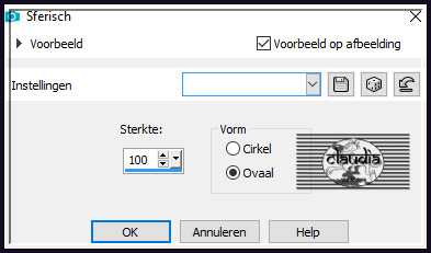 Effecten - Geometrische effecten - Sferisch