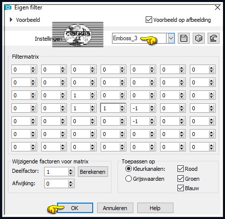 Effecten - Eigen filter - Emboss_3