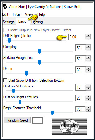 Effecten - Insteekfilters - Alien Skin Eye Candy 5 : Nature - Snow Drift