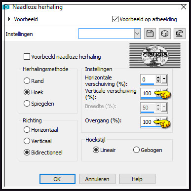 Effecten - Afbeeldingseffecten - Naadloze herhaling :