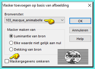 Lagen - Nieuwe maskerlaag - Uit afbeelding