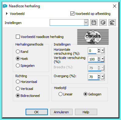 Effecten - Afbeeldingseffecten - Naadloze herhaling