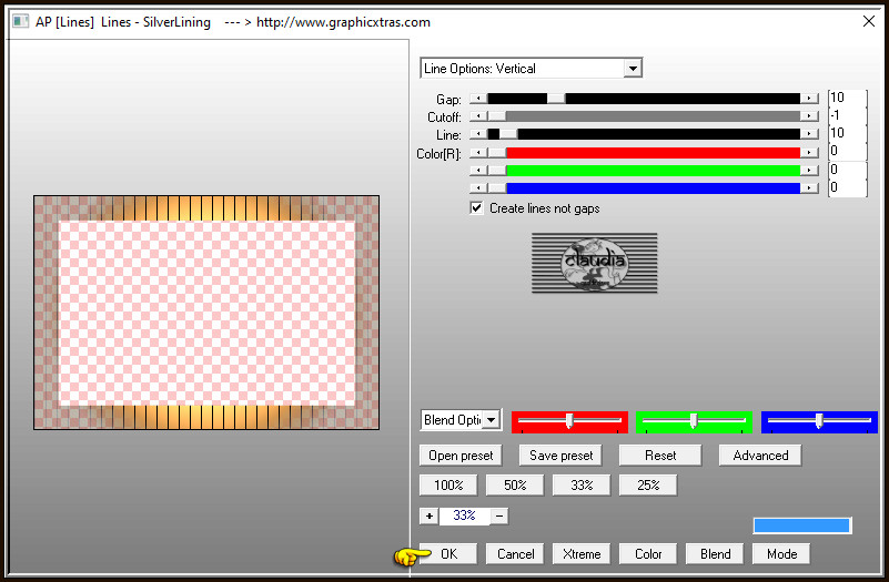 Effecten - Insteekfilters - AP [Lines] - Lines - SilverLining