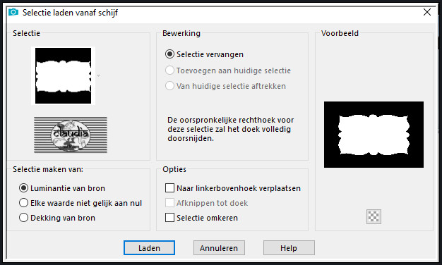 Selecties - Selectie laden/opslaan - Selectie laden vanaf schijf : haute_en_couleur1_animabelle