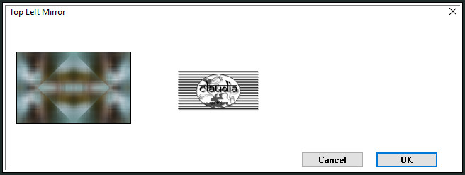 Effecten - Insteekfilters - Simple - Top Left Mirror