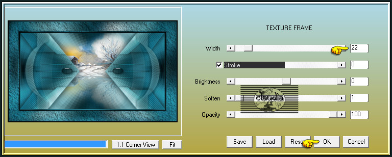 Effecten - Insteekfilters - AAA Frames - Texture Frame