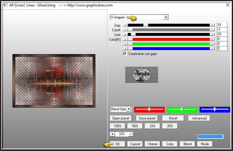 Effecten - Insteekfilters - AP [Lines] - Lines - SilverLining