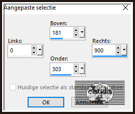 Voer deze getallen in