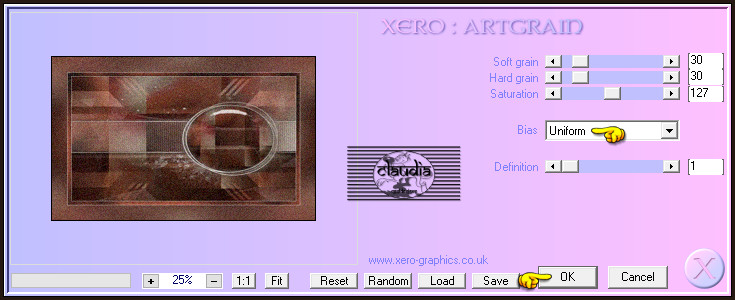 Effecten - Insteekfilters - Xero - ArtGrain