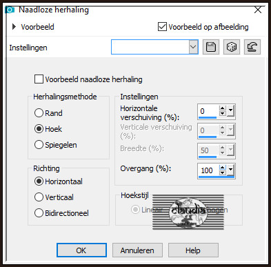 Effecten - Afbeeldingseffecten - Naadloze herhaling