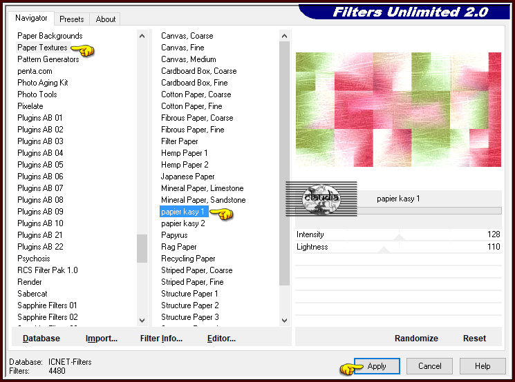 Effecten - Insteekfilters - <I.C.NET Software> - Filters Unlimited 2.0 - Paper Textures - papier kasy 1