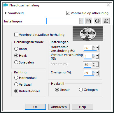 Effecten - Afbeeldingseffecten - Naadloze herhaling 