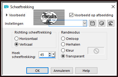 Effecten - Geometrische effecten - Scheeftrekking