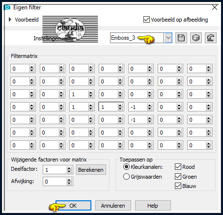 Effecten - Eigen filter - Emboss_3