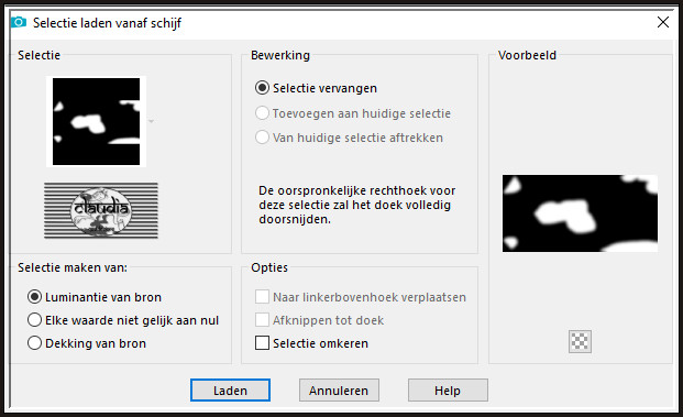 Selecties - Selectie laden/opslaan - Selectie laden vanaf schijf : Sel1_Katrina_Animabelle