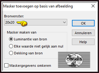 Lagen - Nieuwe maskerlaag - Uit afbeelding