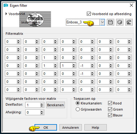 Effecten - Eigen filter - Emboss_3