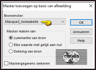 Lagen - Nieuwe maskerlaag - Uit afbeelding