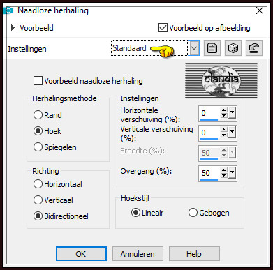 Effecten - Afbeeldingseffecten - Naadloze herhaling