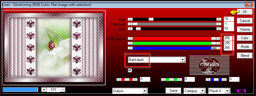 Effecten - Insteekfilters - AP 01 [Innovations] - Lines - SilverLining