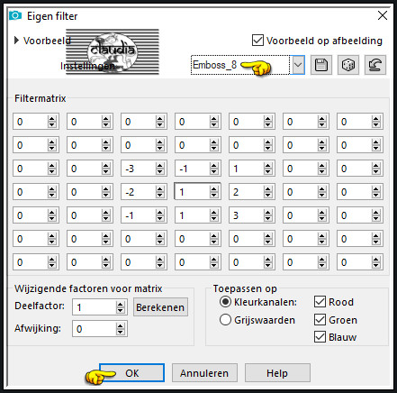 Effecten - Eigen filter - Emboss_8