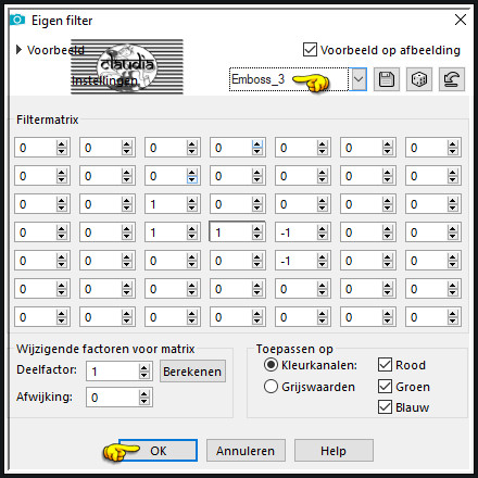 Effecten - Eigen filter - Emboss_3