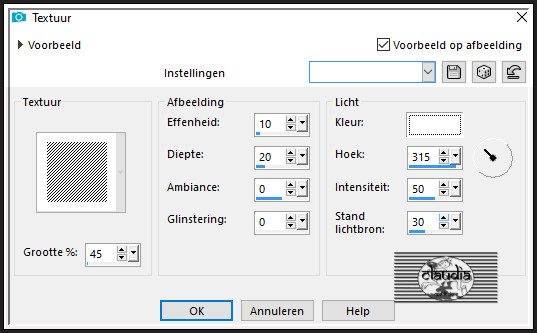 Effecten - Textuureffecten - Textuur