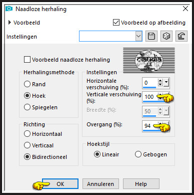 Effecten - Afbeeldingseffecten - Naadloze herhaling