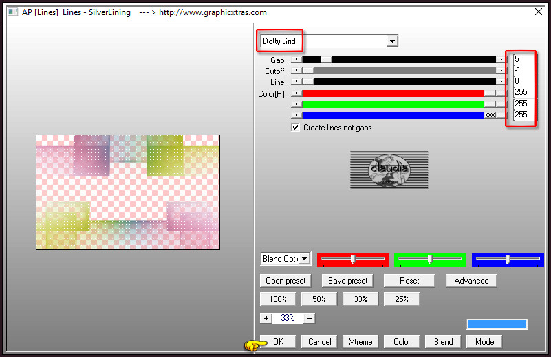 Effecten - Insteekfilters - AP [Lines] - Lines - SilverLining