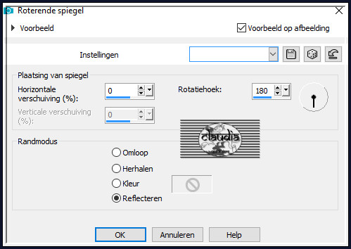 Effecten - Reflectie-effecten - Roterende spiegel