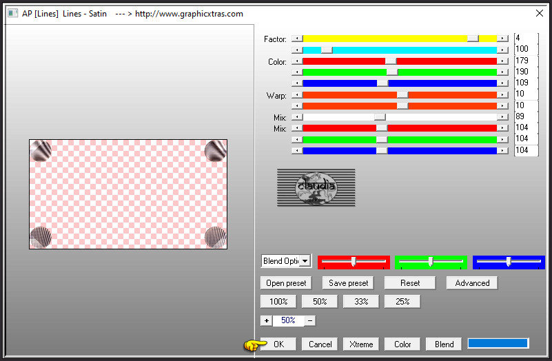 Effecten - Insteekfilters - AP [Lines] - Lines - SilverLining 