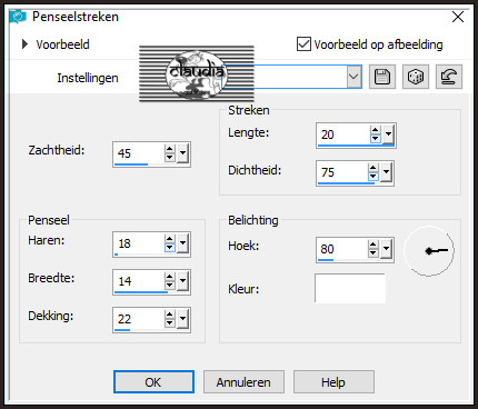 Effecten - Kunstzinnige effecten - Penseelstreken
