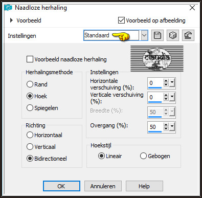 Effecten - Afbeeldingseffecten - Naadloze herhaling