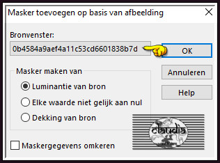 Lagen - Nieuwe maskerlaag - Uit afbeelding