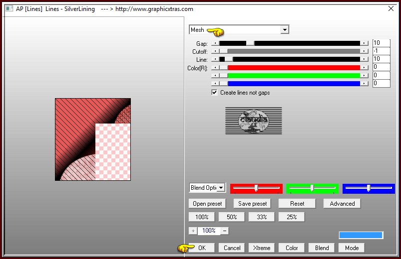 Effecten - Insteekfilters - AP [Lines] - Lines - SilverLining