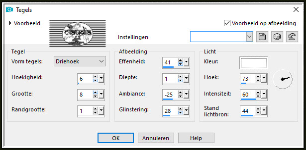 Effecten - Textuureffecten - Tegels