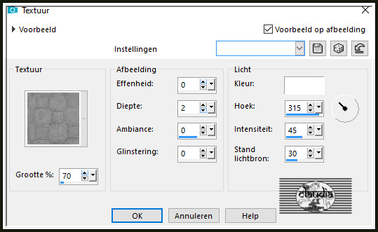 Effecten - Textuureffecten - Textuur