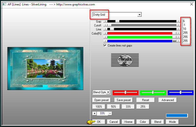 Effecten - Insteekfilters - AP [Lines] - Lines - SilverLining