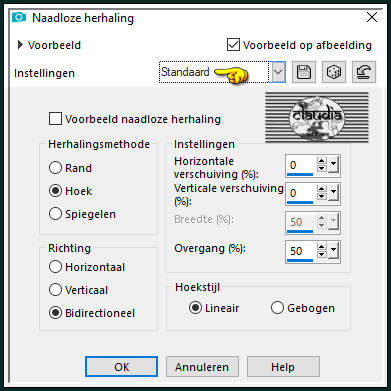 Effecten - Afbeeldingseffecten - Naadloze herhaling 