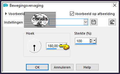 Aanpassen - Vervagen - Bewegingsvervaging