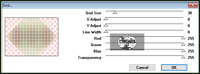 Effecten - Insteekfilters - VM Toolbox - Grid