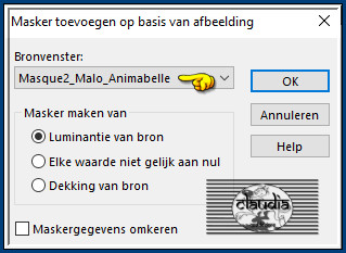 Lagen - Nieuwe maskerlaag - Uit afbeelding