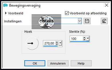 Aanpassen - Vervagen - Bewegingsvervaging 