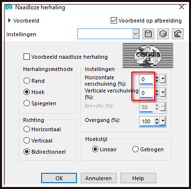 Effecten - Afbeeldingseffecten - Naadloze herhaling