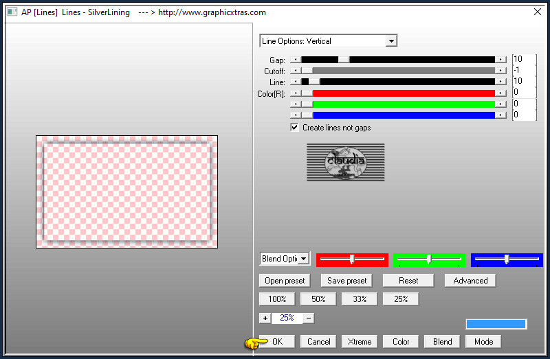 Effecten - Insteekfilters - AP [Lines] - Lines - SilverLining 