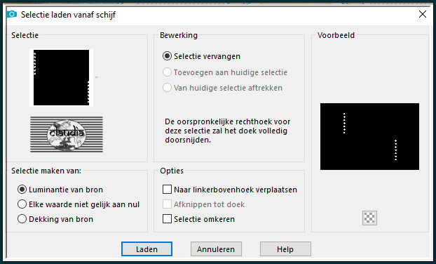 Selecties - Selectie laden/opslaan - Selectie laden vanaf schijf : 4_Nichee_Fantastique