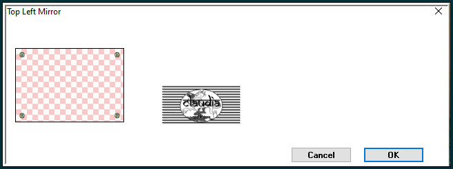 Effecten - Insteekfilters - Simple - Top Left Mirror