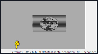 Je hebt nu in totaal 5 frames 