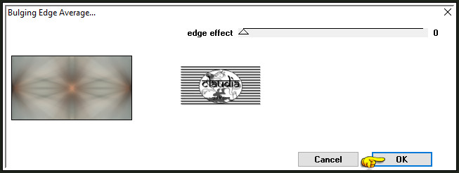 Effecten - Insteekfilters - Déformation - Bulging Edge Average